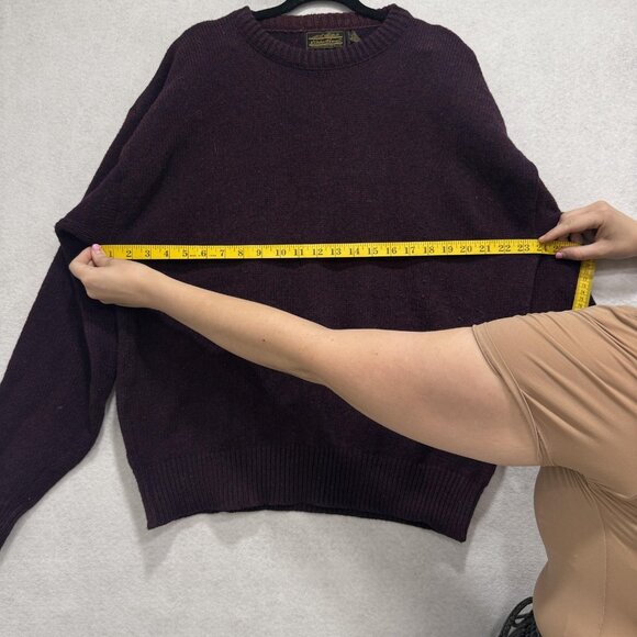 Vintage Eddie Bauer Sweater Mens Extra Large Wool Crewneck Knit Pullover USA 90s - Picture 3 of 8